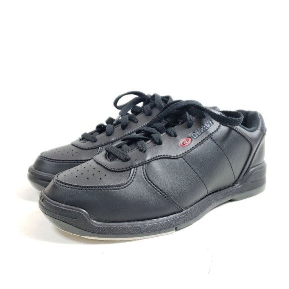 Dexter Mens Size 7 Black Bowling Shoes With Slide-Rite Soles - Picture 1 of 9